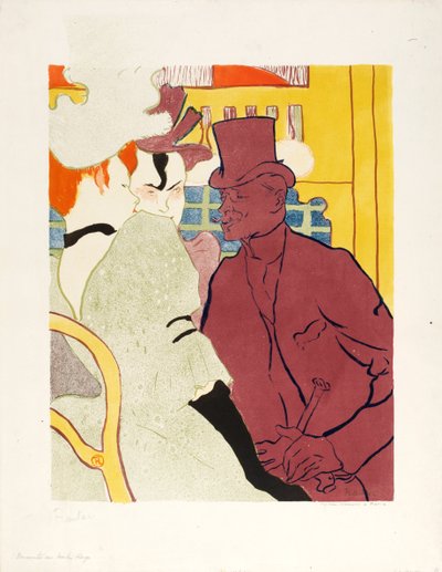 Un Inglese al Moulin Rouge da Henri de Toulouse Lautrec